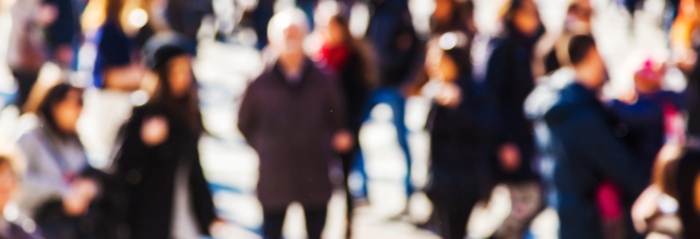 crowd walking Pensacola
